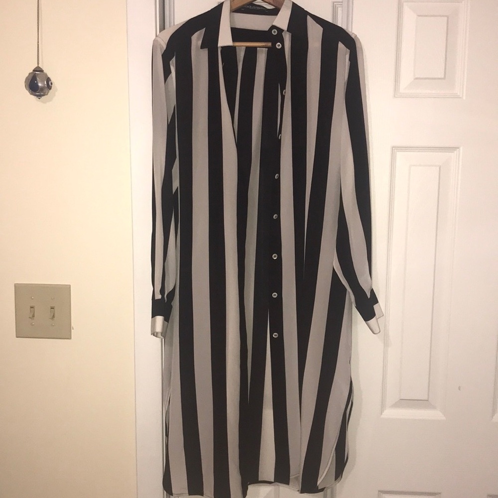 Dolce & Gabbana striped silk top/dress